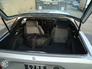 Triumph TR7 hatchback open