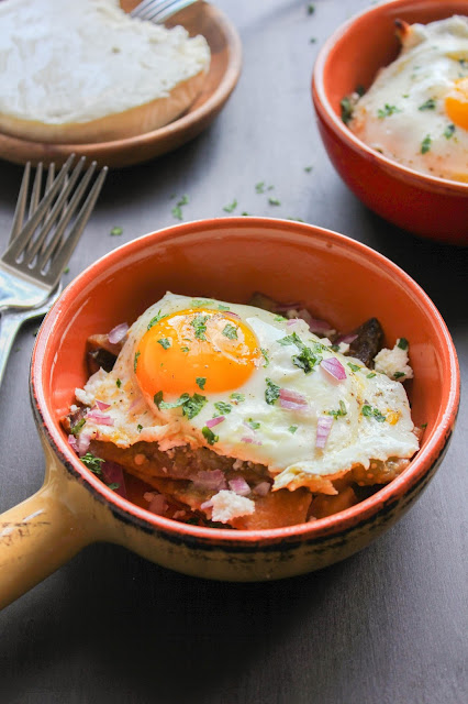 Breakfast Chilaquiles with Eggs | The Chef Next Door