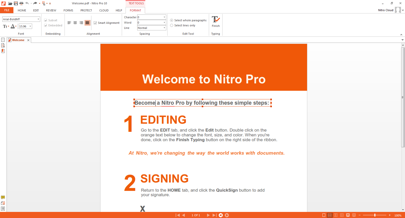 nitro pro 10 help