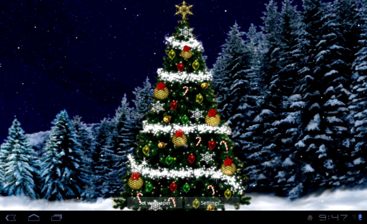 Christmas Tree Live Wallpaper   Android Apps on Google Play