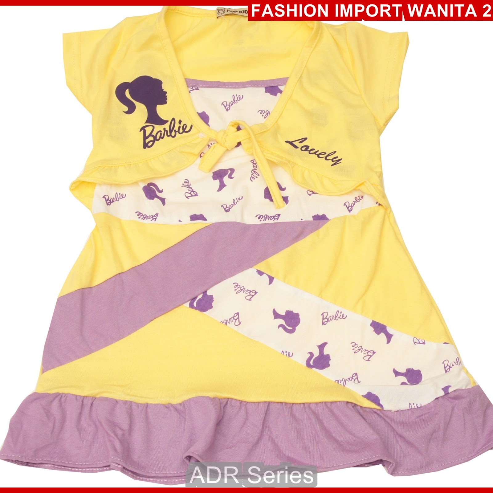 ADR171 Dress Wanita Kuning Anak BB Import BMGShop