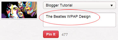 Cara menambahkan Pin it button pada setiap gambar di Blogger