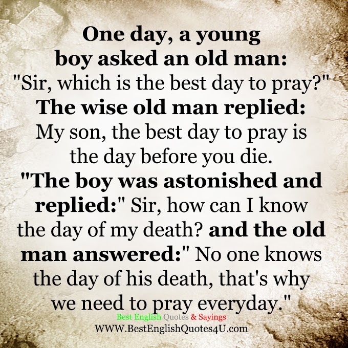 Which is the best day to pray?