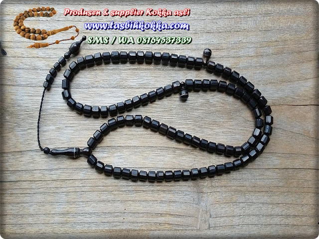 Tasbih Marjan Cutting Hitam