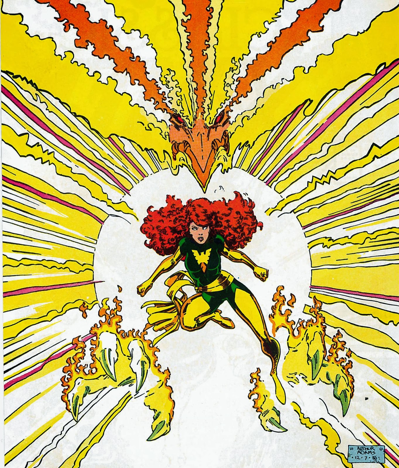Marvel Comics of the 1980s: 1987 - Classic X-Men #9 Front Piece