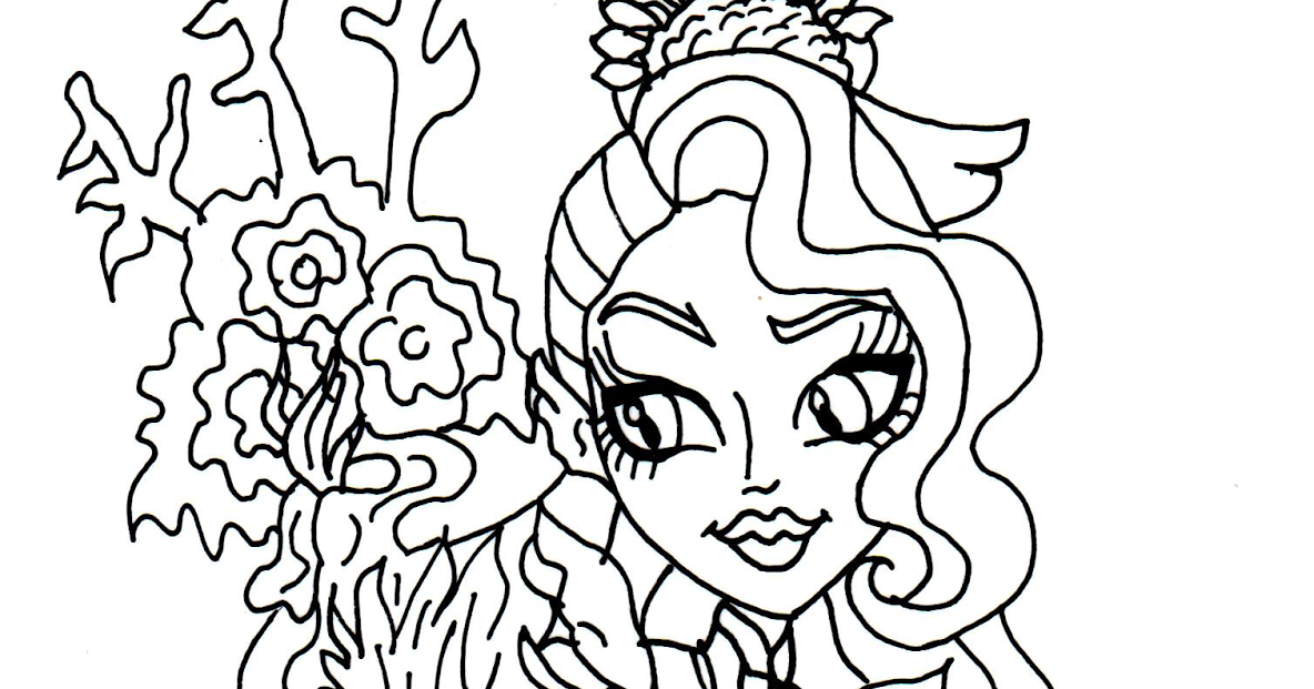 Free Printable Monster High Coloring Pages Jinafire Long Gloom and