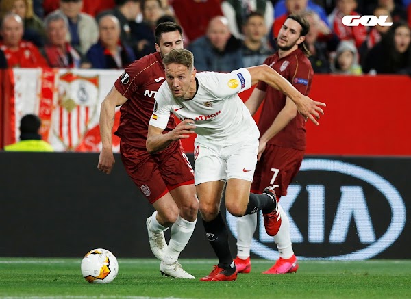 La ida de los octavos de final de la Europa League entre Sevilla FC y Roma, el jueves a las 18:55h, en GOL