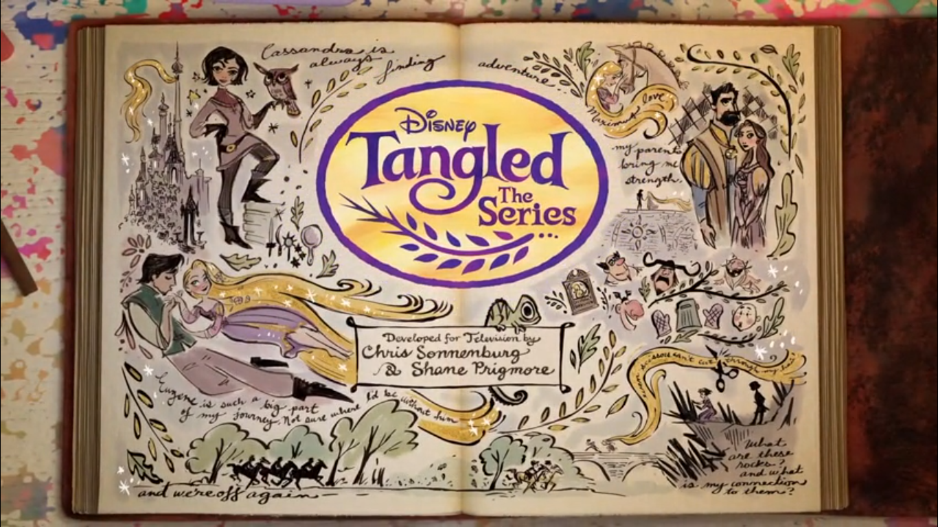 Rachel's blog of nerdy interests Tangled the series Flowers, rocks