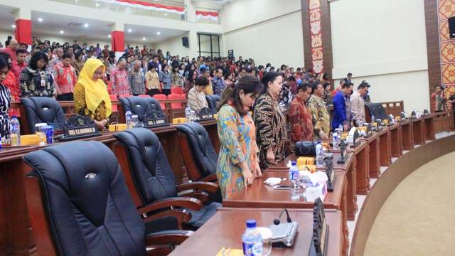  Peringati HUT RI ke 73, DPRD Sulut Gelar dua Rapat Paripurna