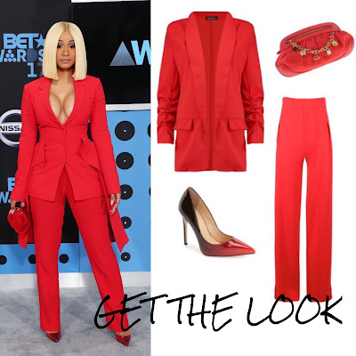 cardi b blazer dress