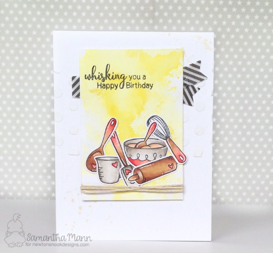 Whisking you a happy birthday by Samantha features Made From Scratch by Newton's Nook Designs, #newtonsnook 