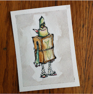 box trolls illustration j shari ewing watercolor ink