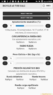 Bicycle oO Tire Calc (Beta)
