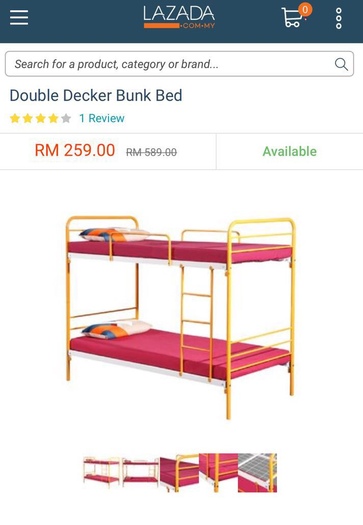 Double Decker Bed De Centrum Bangi, Kajang