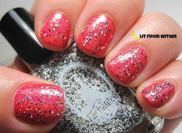 Does black and white glitter go with anything better than red?