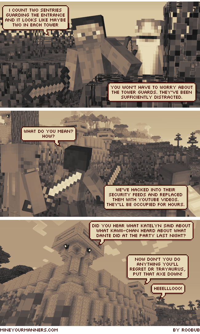 Minecraft webcomic