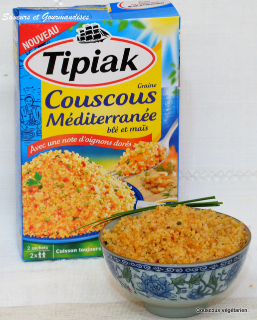 Couscous Tipiak parfumé, sauce tomates.