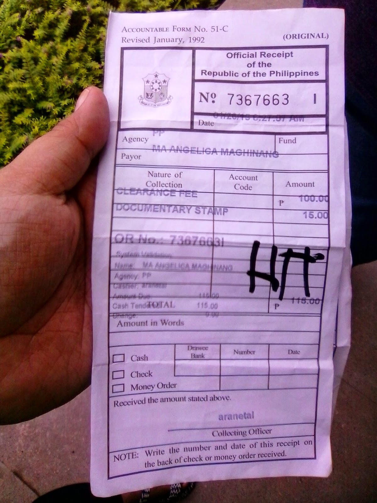 Inside My Head How to get NBI Clearance National Bureau of