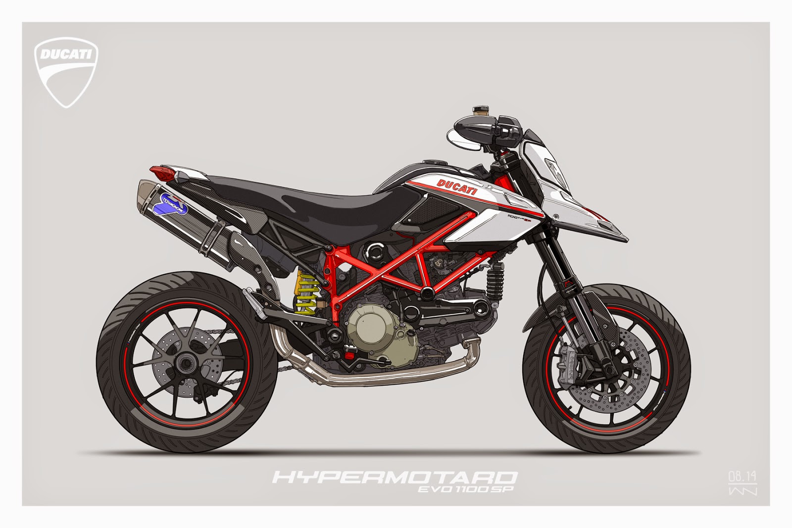 hypermotard adventure bike