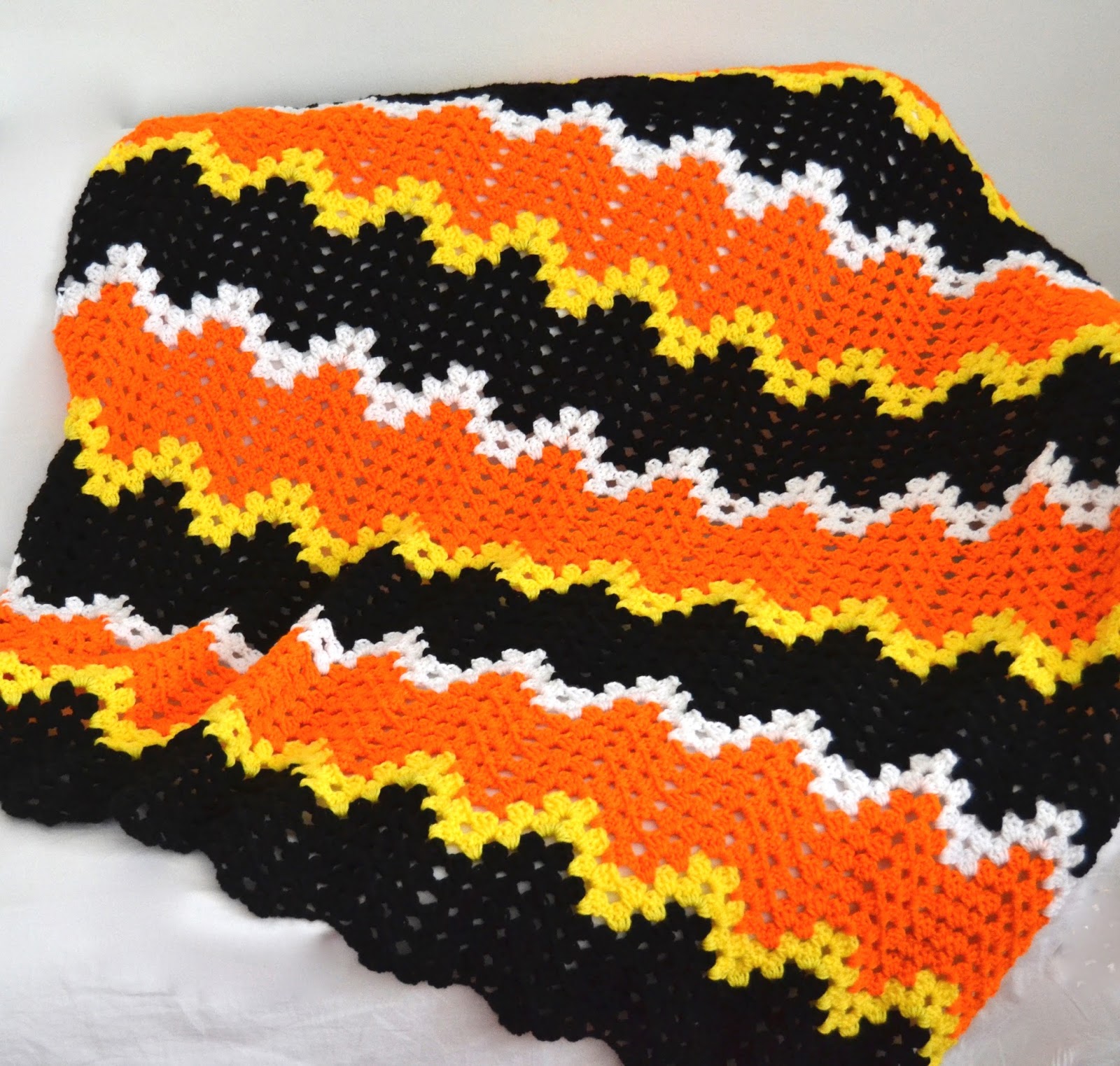 by MingazovArt Hand Crochet Halloween Candy corn