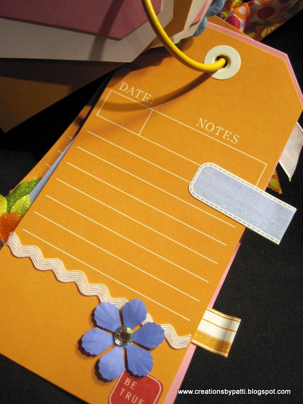 Creations by Patti Tag Book from Pleasanton Scrapbook Expo
