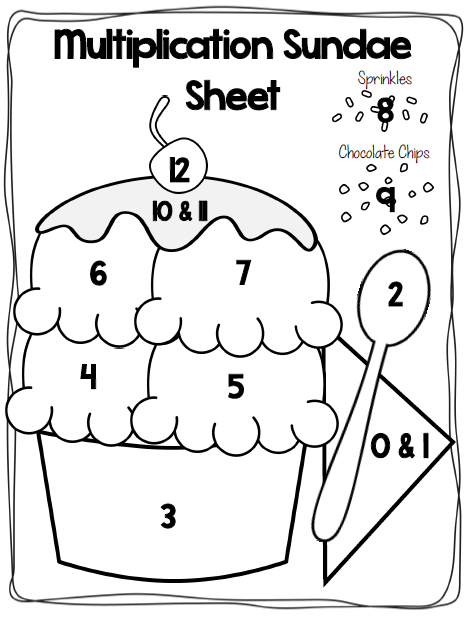 Ginger Snaps: Multiplication Freebie