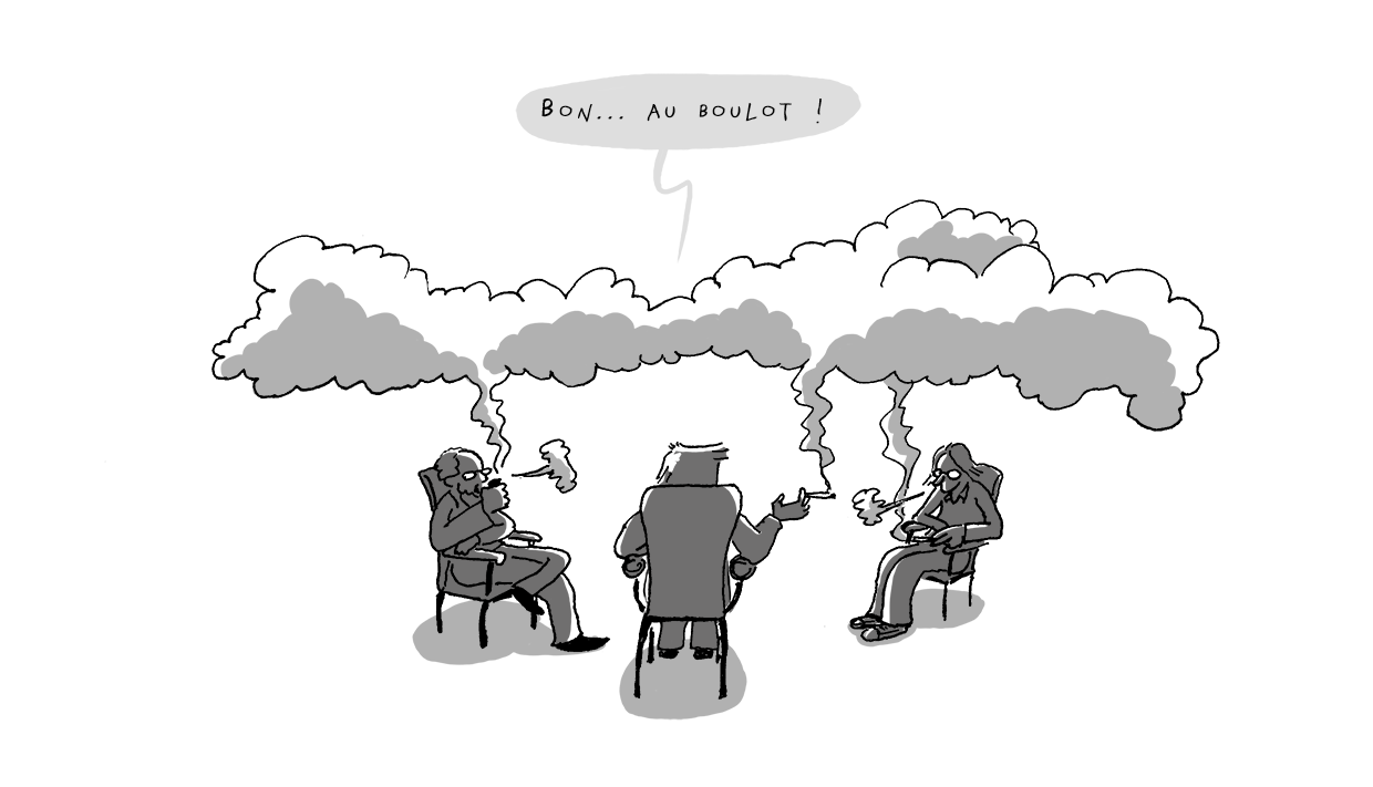 Emile, on bande ? Et pendant ce tempslà, chez Emile...