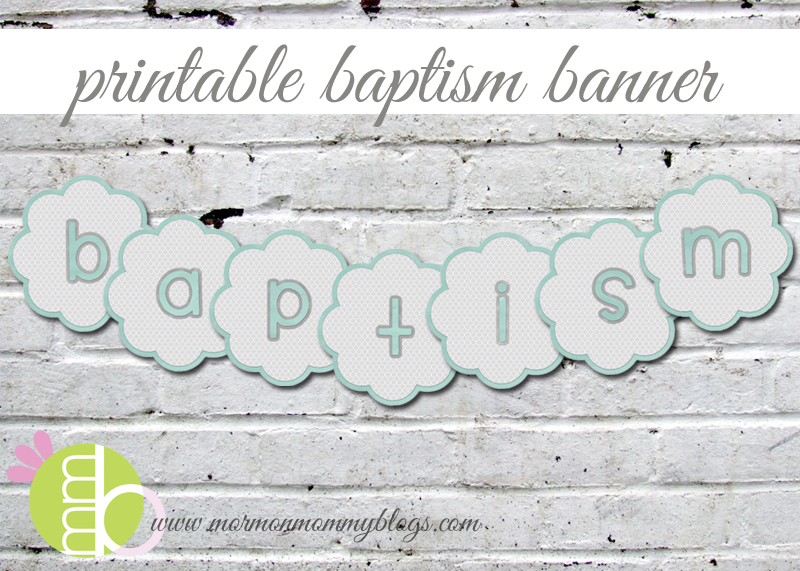 Christening Banner Template Free