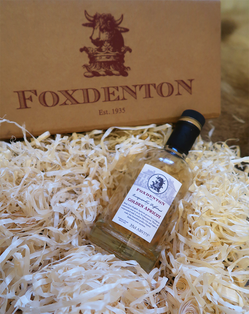 Foxdenton Estate Golden Apricot Gin Charlotte in England