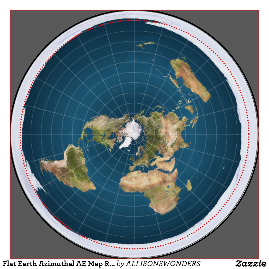 Плоская земля карта фото