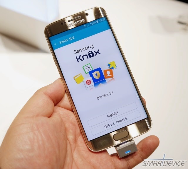 Knox 2.4 works for Samsung smartphones and tablets running Android 5.0