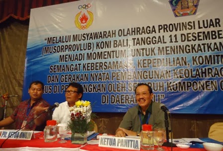 Gede Wiratha Terjegal, Suwandi Pimpin KONI Bali