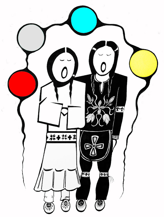 Anishinaabe wiidigendiwin Ojibwe wedding by Zhaawano Giizhik