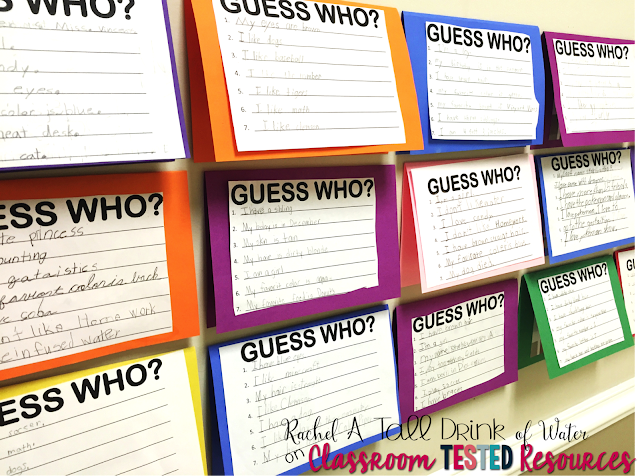 Quick and easy writing idea for Open House that you students will love to write!
