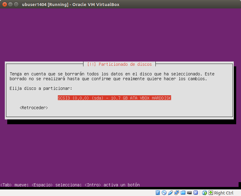 DriveMeca instalando Ubuntu Server 14.04 Trusty Tahr paso a paso