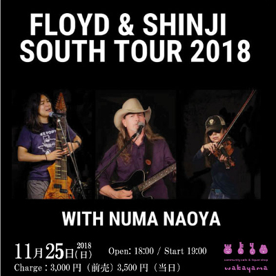 FLOYD ＆ SHINJI SOUTH TOUR 2018のフライヤー