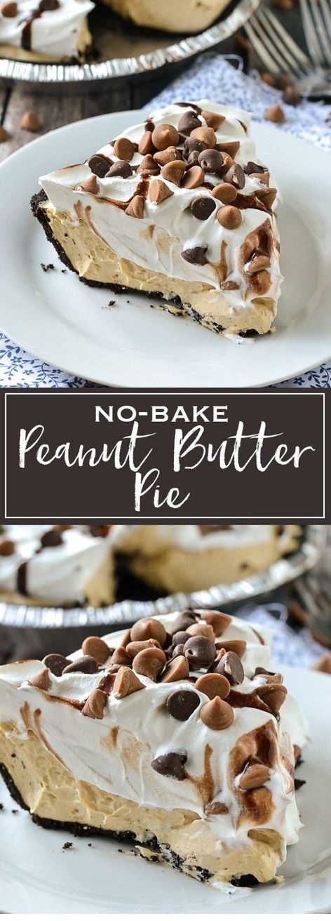 No-Bake Peanut Butter Pie