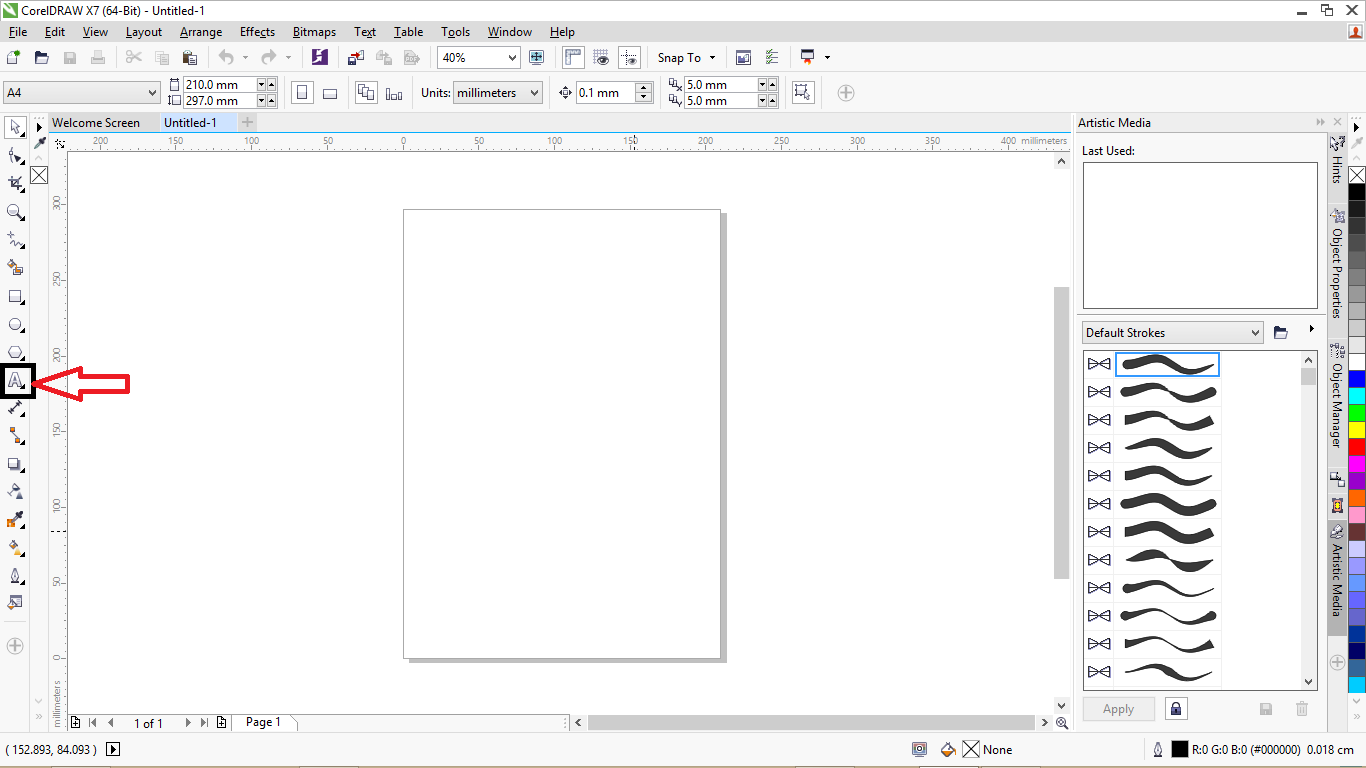 Lantas Media Cara Mengedit Tulisan dengan COREL DRAW X7