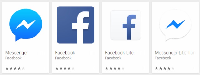 Versiones anteriores de Facebook, Messenger, Youtube, Whatsapp, Instagram, Chrome para Android