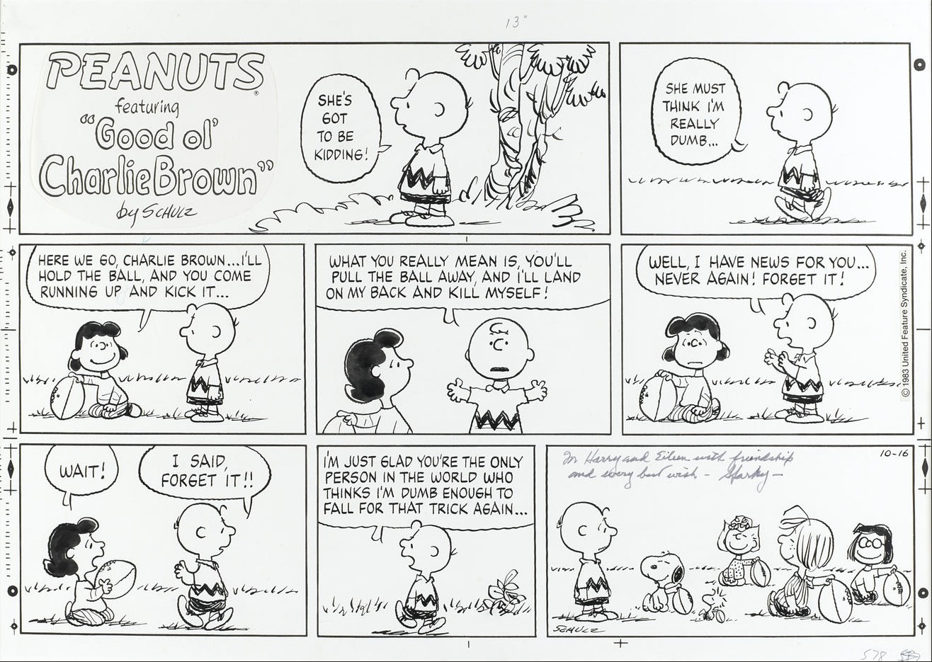 Attempted Bloggery Lucy and the Football