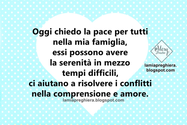 Dio Benedice La Mia Famiglia Preghiera Bella Dalla Mia Famiglia