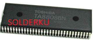 DATA PIN IC TV GOLDSTAR TA8808BN