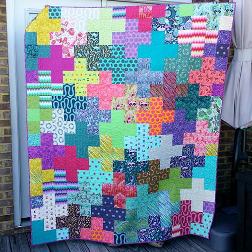 Modern Plus Quilt designed by Jeni Baker of In Color Order