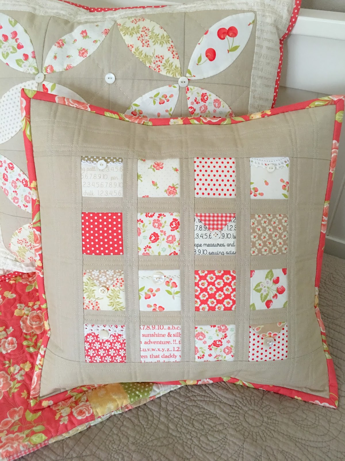 Carried Away Quilting Loves Notes Pillow a free tutorial