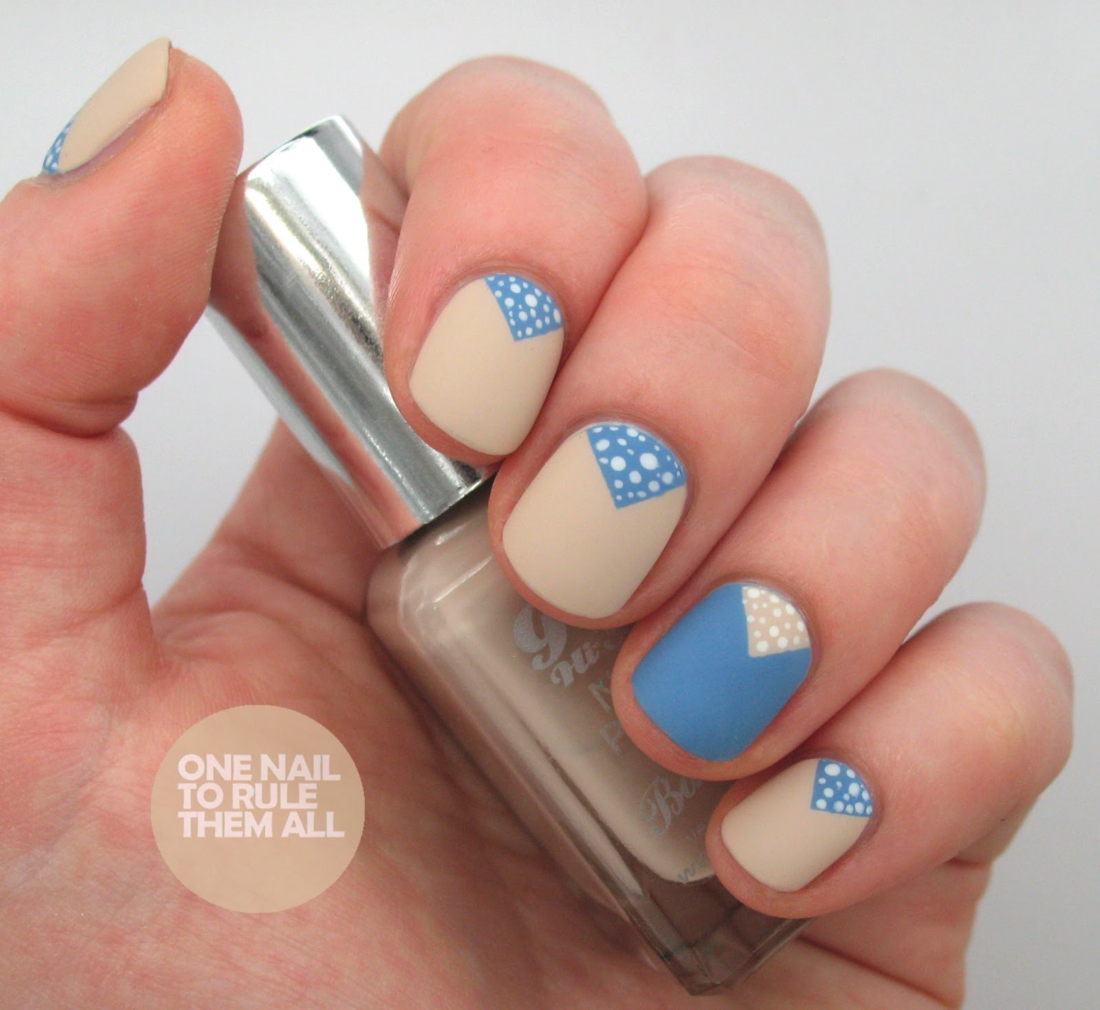 One Nail To Rule Them All: Barry M Lychee nail art