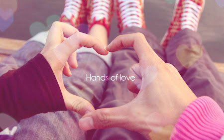 simbol love. tangan