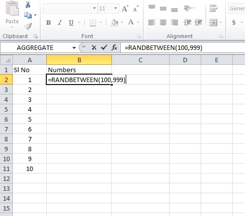 How to generate dummy data in Excel ~ Excel and Analytics
