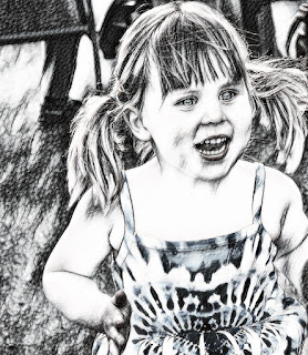 Photo Transformed to a Sketch Using Lunapic