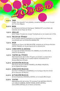 PROGRAMA DÍA 28 DE AGOSTO   Feria de San Agustín 2015  LINARES