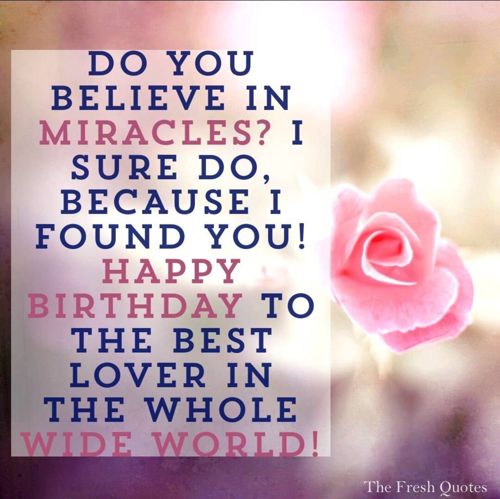 Wish your GF BF with Romantic Birthday Messages and Quotes